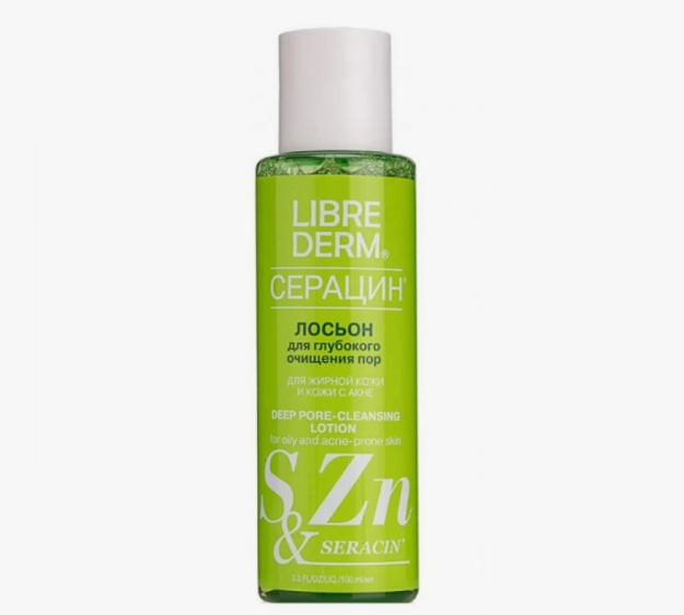 LIBREDERM seracin chuqur teshiklarni tozalash uchun loson 100 ml