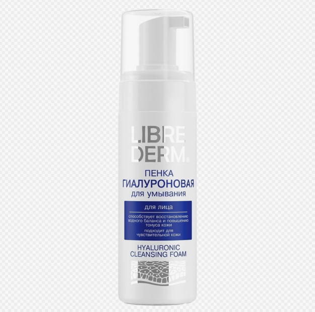 LIBREDERM 160 ml gialuron yuvish uchun ko'pik