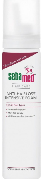 Sebamed HAIR CARE anti-hairloss intensiv ko'pik 70 ml (soch to'kilishiga qarshi ko'pik)