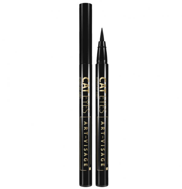 Cat eyes flomaster eyeliner / Cat eyes barqaror Ultra qora