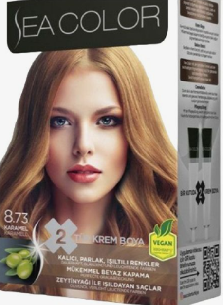 LILA COSMETICS Краска для волос SEA COLOR 8,73 Caramel - Карамель