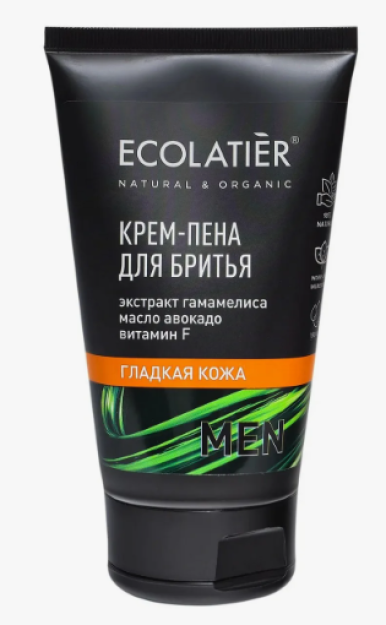 ECL Мужская крем-пена для бритья Гладкая кожа, 150 мл