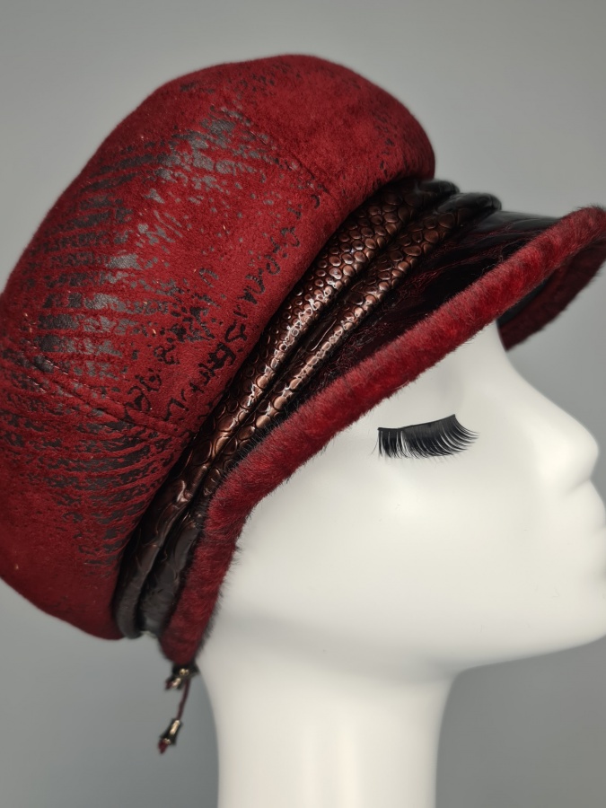 Bosh kiyimlar shlyapa Visor F Bordo 159-2b Xitoy 159-2b Bordo bingo