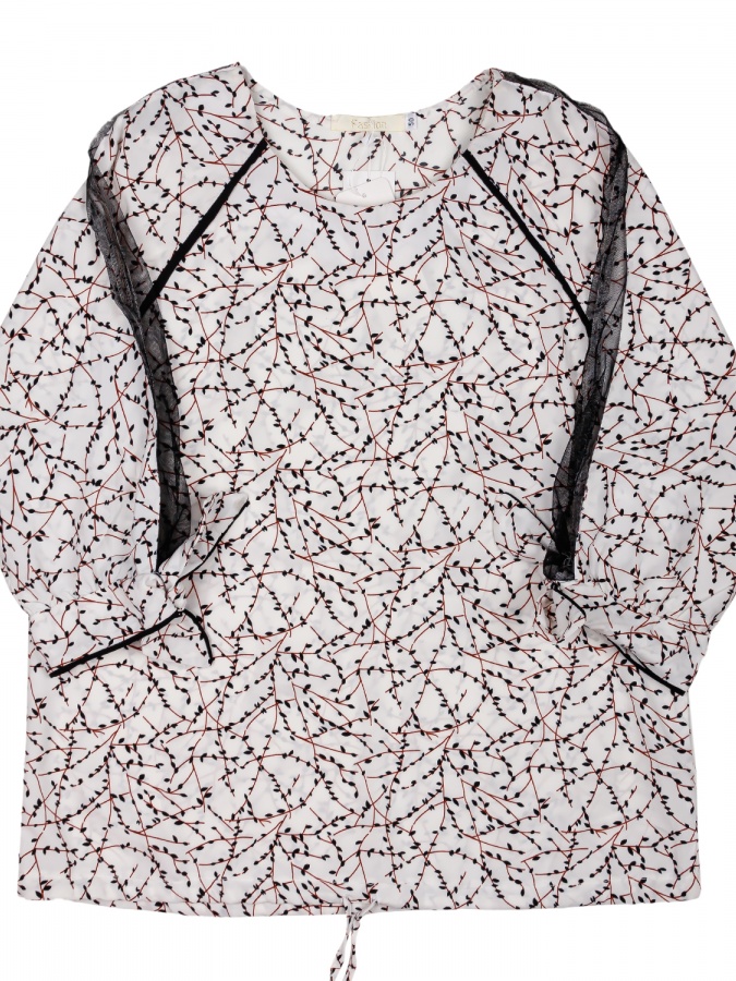 Bluza F Oq Ipak B0105 Turkiya B0105 Oq 50 bingo