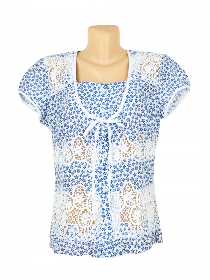Bluza F Ko'k X / B 2161 Bishkek 2161 Moviy 46 bingo