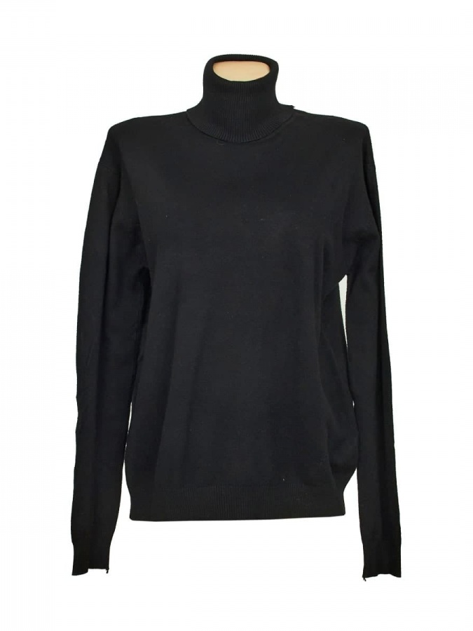Turtleneck F qora paxta 7115k Xitoy 7115k qora 50 bingo