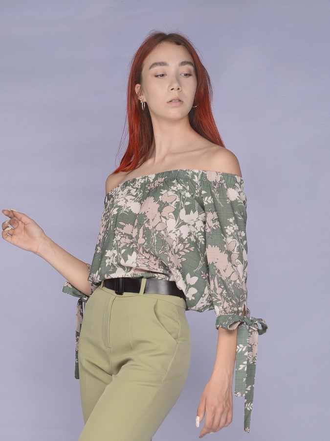 Bluzka F Yashil Polyester 0111 Turkiya 0111 Yashil 36 bingo