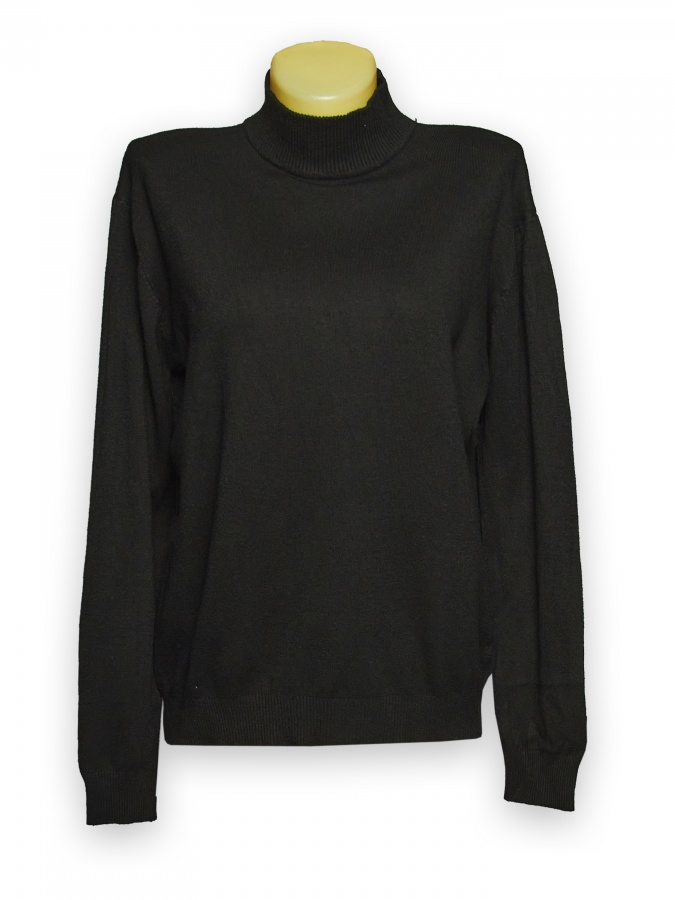 Turtleneck F qora paxta 7115s Xitoy 7115s qora 50 bingo