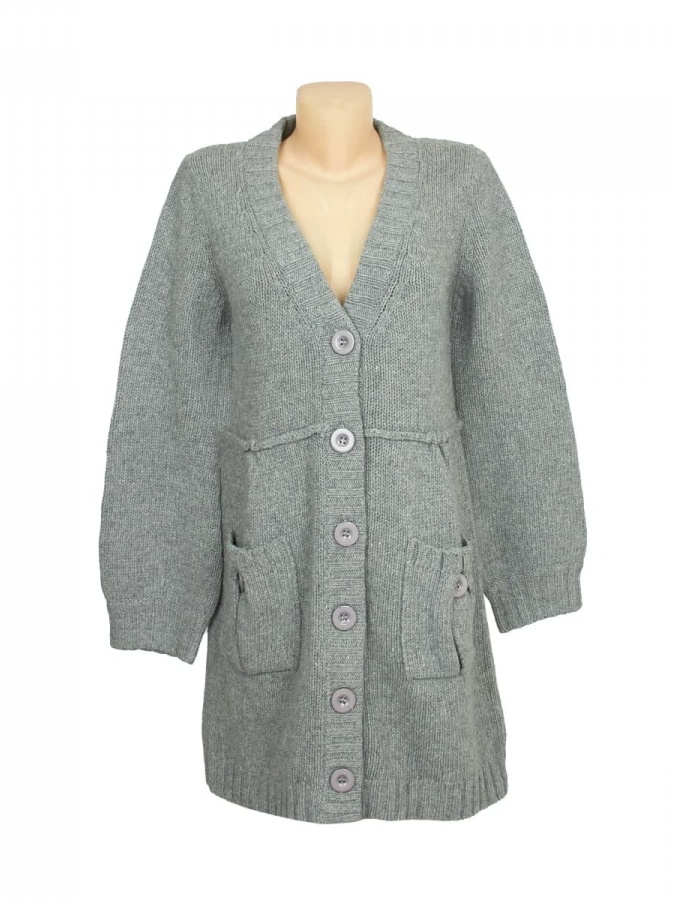 Кардиган Ж Серый Акрил 314 Турция 314 Серый L