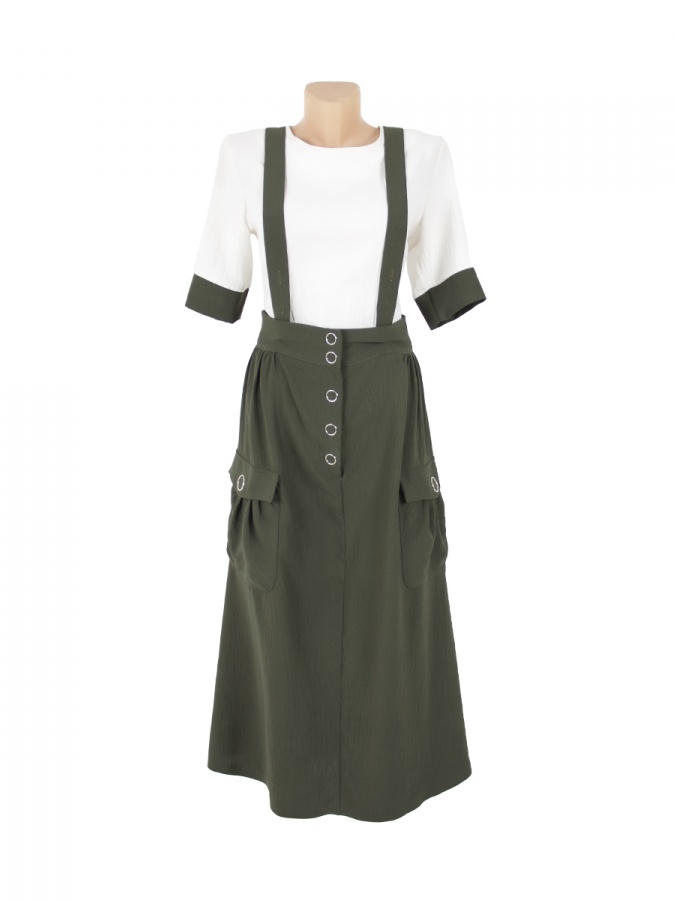 Ikki Sundress F Xaki Polyester 9574 Turkiya 9574 Xaki 42 bingo