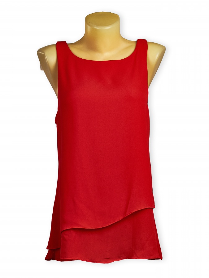 Bluza F qizil polyester 0083m Turkiya 0083m qizil M bingo
