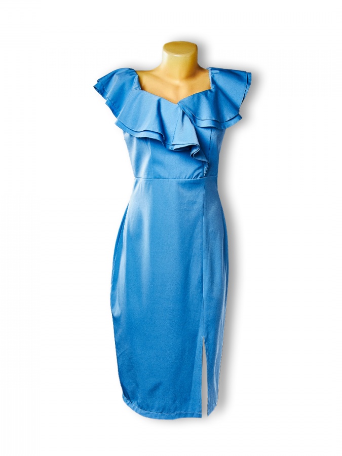 Kiyim F Moviy Rayon P0105 Turkiya P0105 Moviy 48 bingo