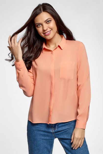 Bluza F to'q sariq viskoza 11401275/24681 / 5400n Xitoy 11401275/24681 / 5400n to'q sariq S bingo