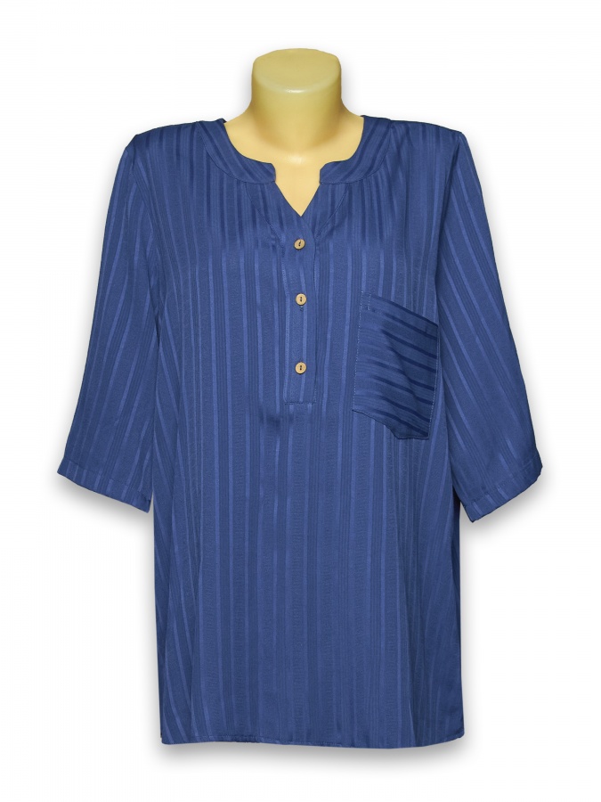 Ko'ylak F Moviy Rayon 6678 Turkiya 6678 Moviy 46 bingo
