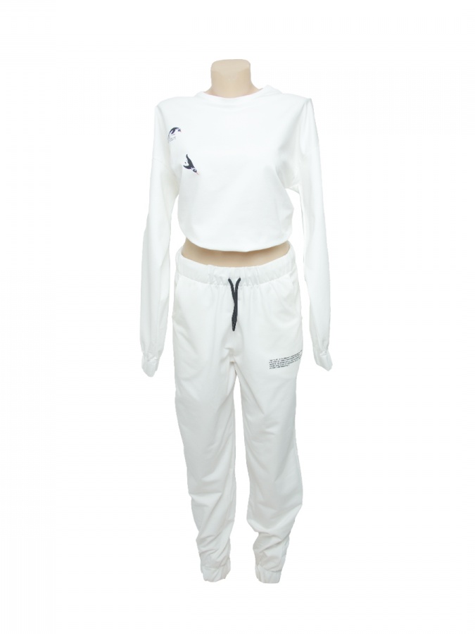 Sport Kostyumi F Oq Paxta 2325 Turkiya 2325 Oq L bingo
