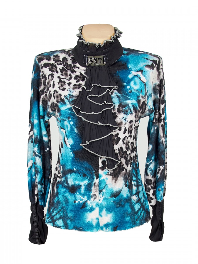 Turtleneck F Moviy Polyester B4186 Xitoy B4186 Moviy 42 bingo