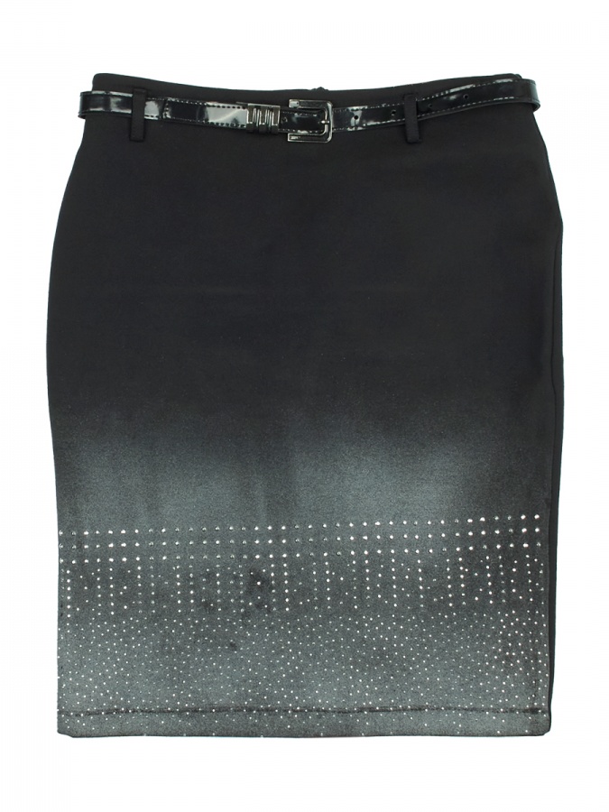 Yubka f qora polyester 0017s Turkiya 0017s qora 36 bingo