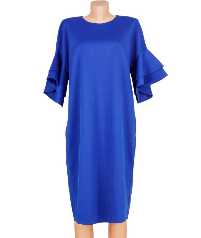 Платье 2XL Ж Электрик Вискоза P0095 Китай P0095 Электрик 50