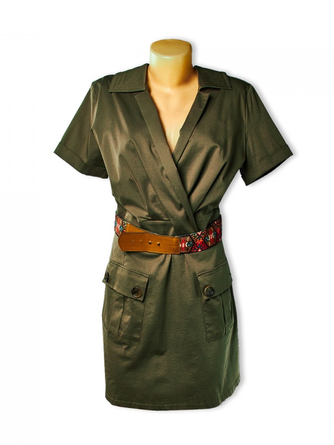 Kiyim Xaki Polyester P0175 Turkiya P0175 Xaki 42 bingo