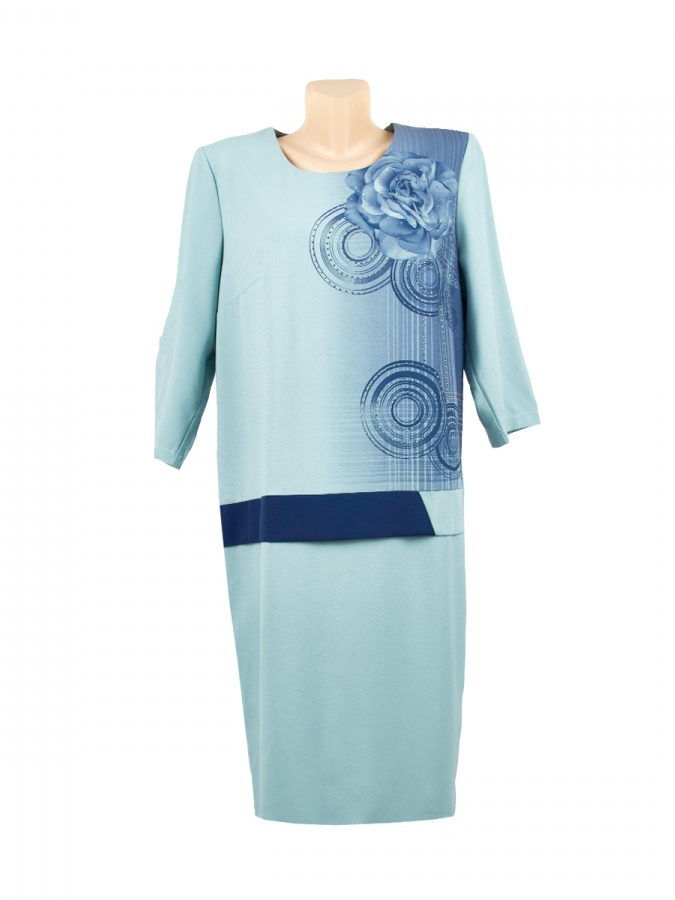 Ko'ylak F Moviy Polyester M-81 Bishkek M-81 Moviy 56 bingo