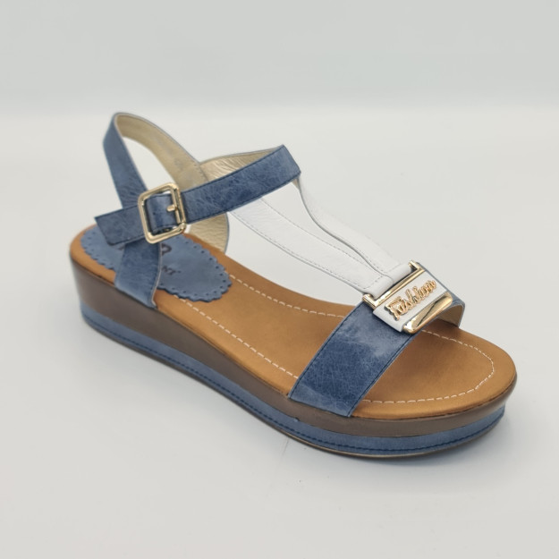 Sandallar F moviy teri ER330-659-K282 Xitoy ER330-659-K282 moviy 39 bingo