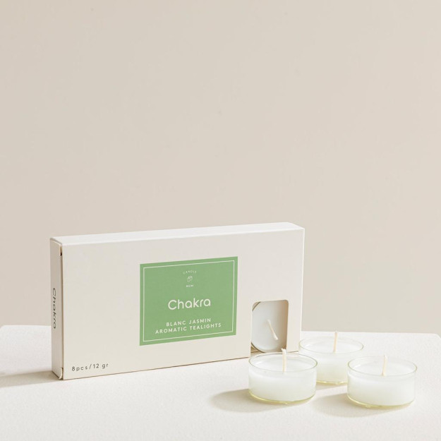Blanc Yasmin 8 li Tealight tabiiy sham