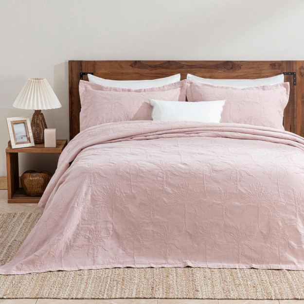Комплект постельного белья Dora Extra для двуспальной кровати 280x250 см с лососем