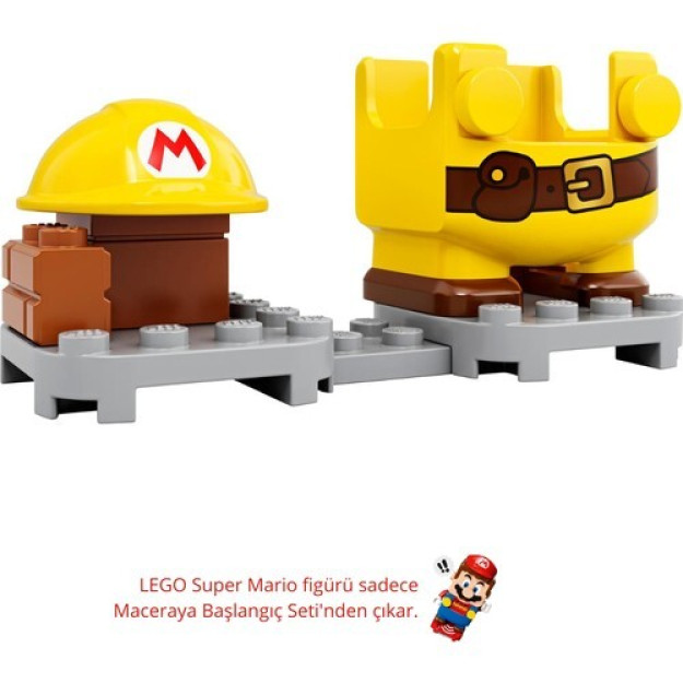 Lego Super Mario 71373 Handyman Mario Power Up Kostyum Qurilish To'plami Bolalar Uchun Ijodiy Yig'iladigan O'yinchoq 672510012