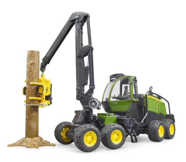 Bruder John Deere 1270G Загрузка И Выгрузка Заготовок Br02135