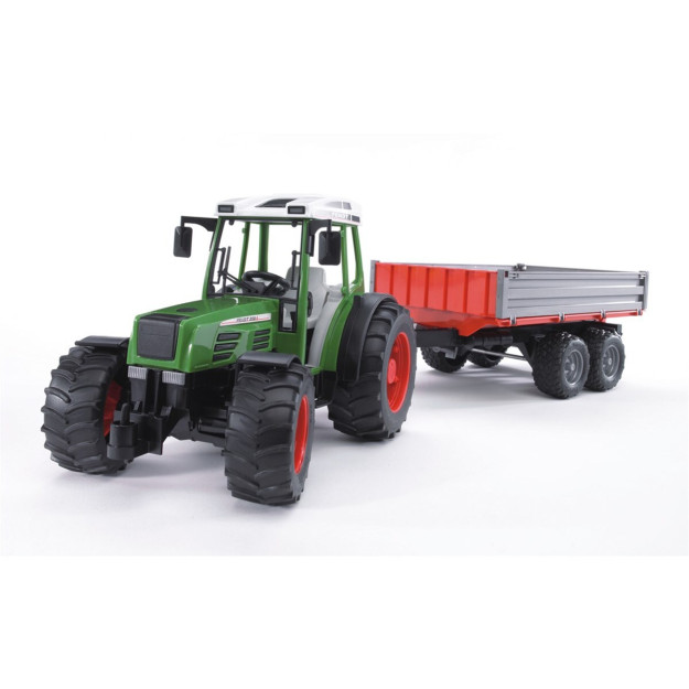Трактор Bruder Fendt 209 S И Красный Прицеп Br02104