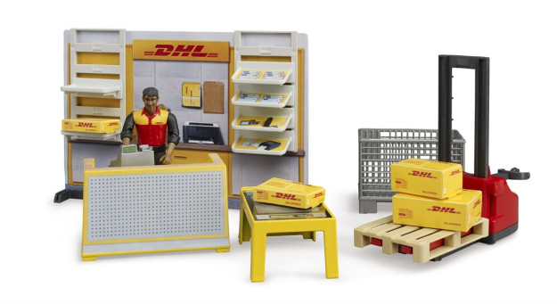Bruder DHL Yuk Tashish Markazi Br 62251 Paletli Aravachasi 1BR62251