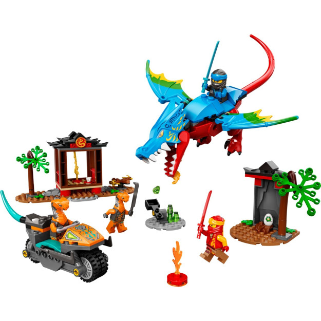 Lego Ninjago Ninja Dragon Temple 71759 Игрушечный Конструктор С Ролевой Игрушкой Ниндзя Для Детей От 4 Лет И Старше 161 Деталь
