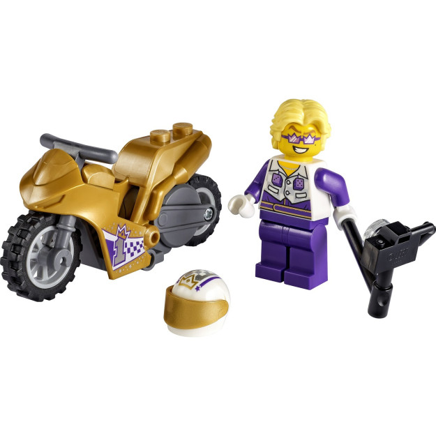 Lego City Camera Demo Bike 60309 Забавный Детский Набор Для Сборки Мотоциклов 14 Деталей