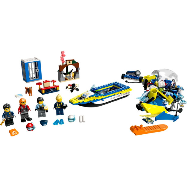 Lego City Water Police Detective Missions 60355 Интерактивный Цифровой Приключенческий Конструктор Для Детей От 6 Лет 278 Деталей