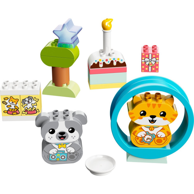 Lego Duplo My First Puppy And Kitten With Sound 10977 18 Oylik Bolalar Uchun O'yinchoqlar To'plami 22 Qism 672541668