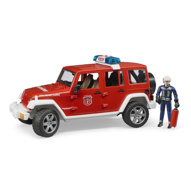 Bruder Jeep Wrangler Rubicon O't O'chirish Mashinasi Va Br02528 O't O'chirish Mashinasi 1BR02528