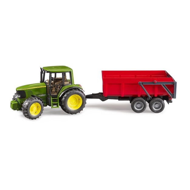 Bruder John Deere 6920 Traktori Va Br02057 Qizil Tirkamasi 1BR02057