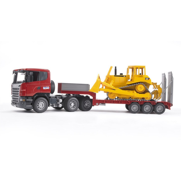 Buldozer Buldozer Bruder Scania Series R Caterpillar Br03555 1BR03555