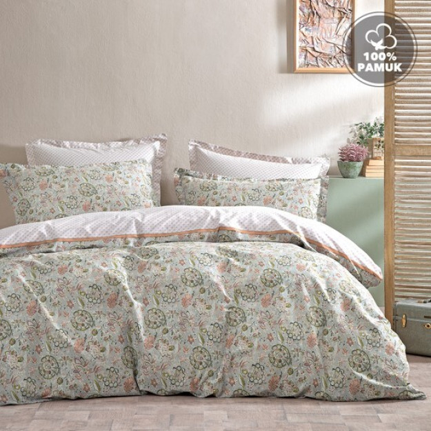 Yataş Sian Green Ranforce 160220 Sm Ko'rpa-To'shak To'plami 1HBCV000031O6OV