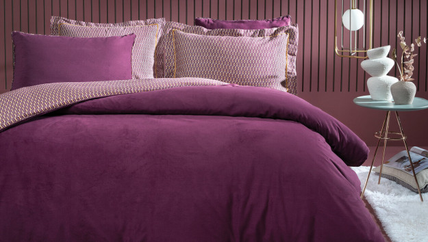 Yataş Pinnata  Комплект Пододеяльников Purple Velvet Satin 200220 См