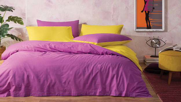 Yataş Noah Fuchsia / Yellow Ranforce 160220 Sm Ko'rpa-To'shak To'plami 1HBCV00000G9DIH