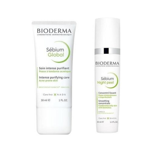 Bioderma Sebium Global V2 30 Мл Bioderma Sebium Night Peel 40 Мл