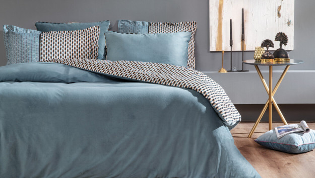 Yataş Savio Indigo Velvet Satin 200220 Sm Ko'rpa-To'shak To'plami 1HBCV000038UEND