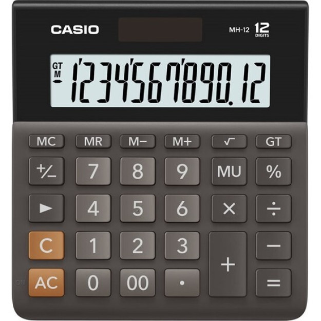 Casio Mh12Bk 12Значный Калькулятор
