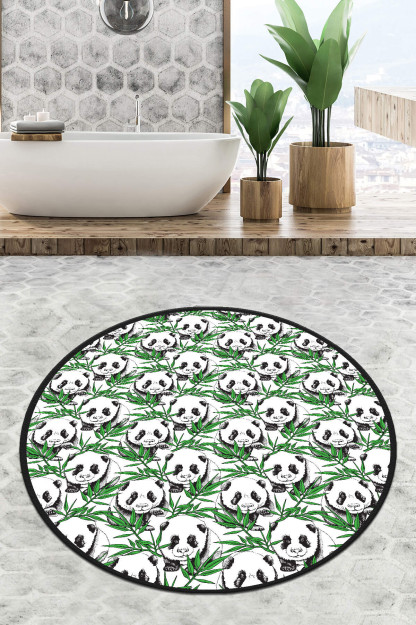 Green Panda Diameter Djt 8080 Sm Hammom Gilamchasi Hammom Gilamchasi Yuvilishi Mumkin 58683264222344