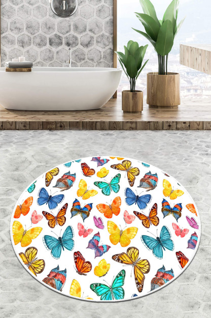 Butterfly Valley Diameter DJT 8080 Sm Hammom Gilamchasi Hammom Gilamchasi Yuvilishi Mumkin 58683264223549