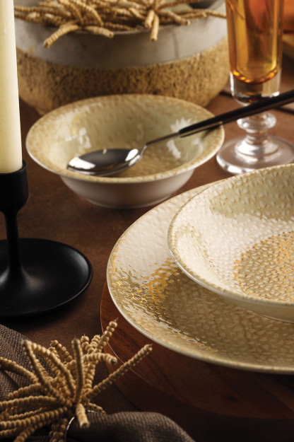 Kutahya Porcelain Nanokrem 6 Kishilik 24 Qismli Idishlar To'plami 891058 1NNEO24Y2A891058