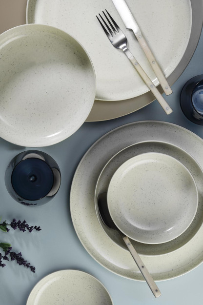 Kutahya Porcelain Moderna 18 Шт Посуда На 6 Персон Кремового Цвета