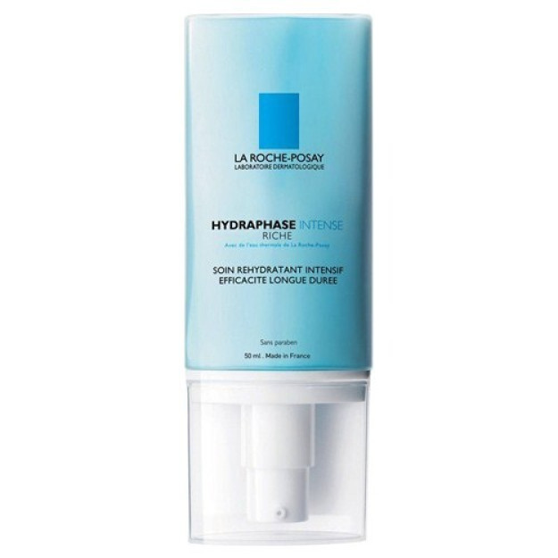La RochePosay Hydraphase Intense Riche Крем с гиалуроновой кислотой для сухой кожи 50 мл SGBE3337872412264