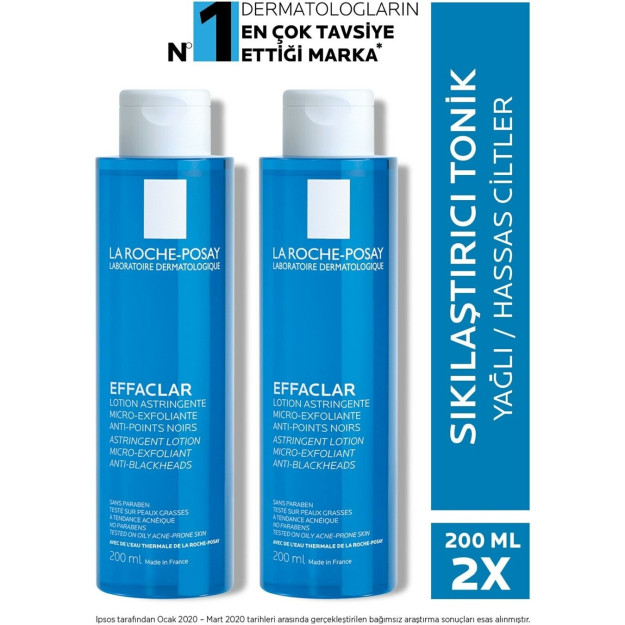 La RochePosay La Roche Posay Effaclar Тоник 200 мл Набор из 2 шт  HBV00001DGHV